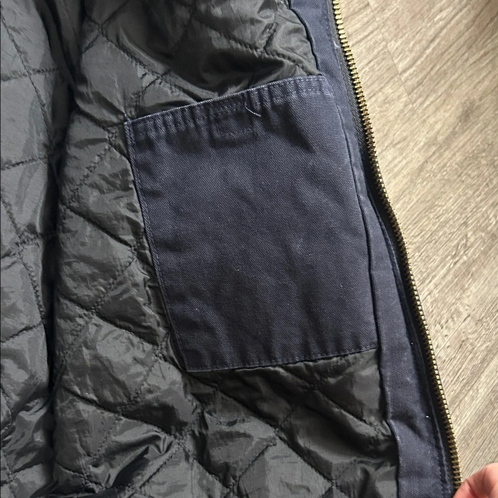 Men’s Carhartt Navy Hooded Jacket - Picture 11 of 12